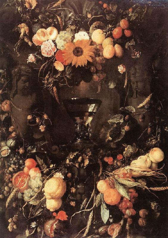 Jan Davidsz. de Heem Fruit and Flower oil painting picture